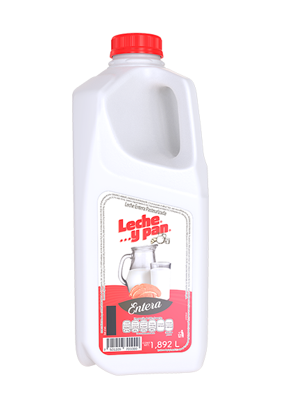 Leche y Pan Leche Entera1,892 lt